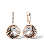 Brincos de cavalo rosa dourado valor por defeito título