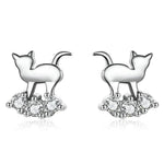Brincos de gato design simples título por defeito