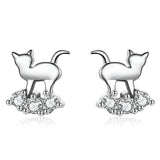 Brincos de gato design simples título por defeito