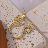 Brincos de luxo serpente valor por defeito título
