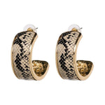 Brincos de pele de cobra valor por defeito título
