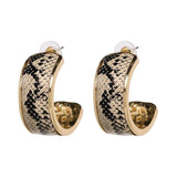 Brincos de pele de cobra valor por defeito título