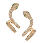 Brincos de prestígio serpente