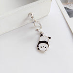 Brincos divertidos panda modelo 01 clipe para orelhas