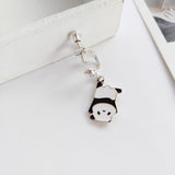 Brincos divertidos panda modelo 01 clipe para orelhas