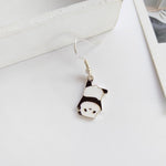 Brincos divertidos panda modelo 01 gancho de orelha