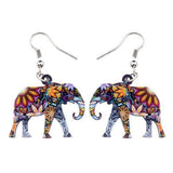 Brincos elefante multicoloridos valor por defeito título