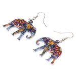 Brincos elefante multicoloridos valor por defeito título