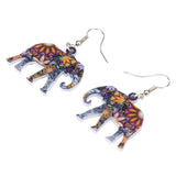 Brincos elefante multicoloridos valor por defeito título