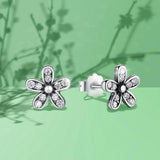 Brincos flor de ouro branco valor por defeito título