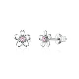 Brincos flor prata design moderno valor por defeito título
