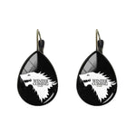 Brincos lobo game of thrones modelo 2