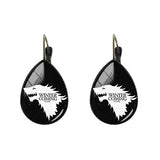 Brincos lobo game of thrones modelo 2