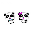 Brincos panda criança panda
