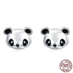 Brincos panda prata valor por defeito título