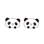 Brincos panda simples panda