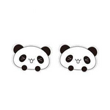 Brincos panda simples panda