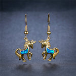Brincos pendentes de cavalo