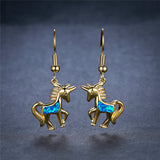 Brincos pendentes de cavalo