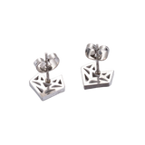 Brincos raposa origami