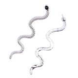 Brincos serpente design moderno valor por defeito título
