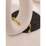 Brincos serpente dourada com diamantes multicolores valor por defeito título