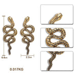 Brincos serpente vintage valor por defeito título