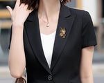 Broche anjo borboleta ouro