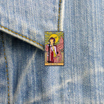 Broche boémio prata