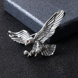Broche coruja prata