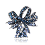 Broche de natal azul