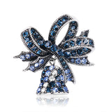 Broche de natal azul