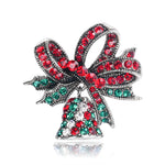 Broche de natal vermelho