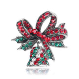 Broche de natal vermelho