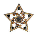 Broche estrela verde