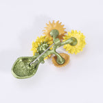 Broche girassol amarelo