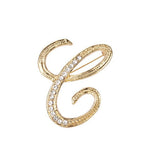 Broche letra c