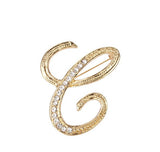 Broche letra c