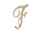 Broche letra f