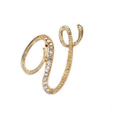 Broche letra v
