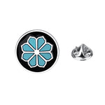 Broche masculino azul claro
