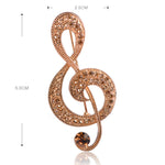 Broche nota musical