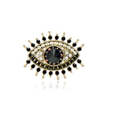 Broche olho preto