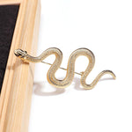 Broche serpente ouro