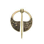Broche viking bronze antigo