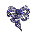 Broche vintage azul