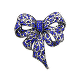 Broche vintage azul