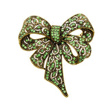 Broche vintage verde