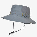 Bucket chapéu estilo moderno cinzento escuro
