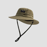 Bucket chapéu estilo montanhês cáqui